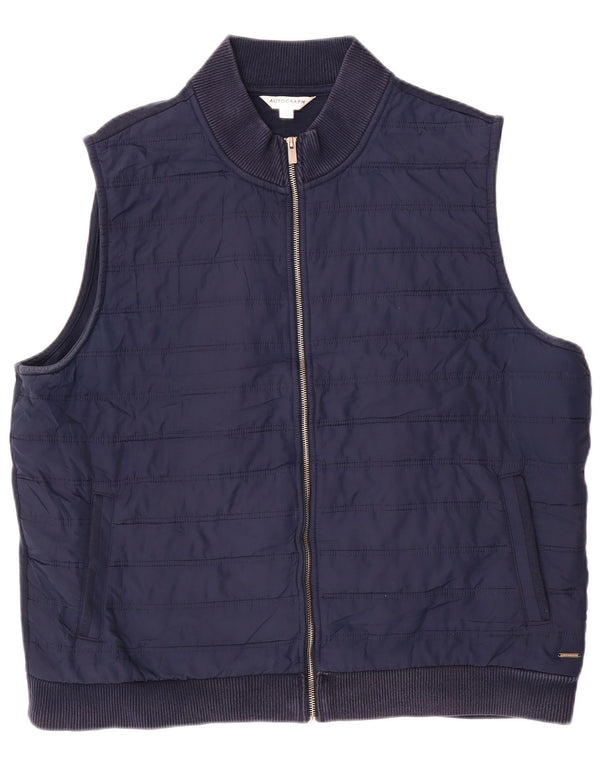 Marks & Spencer Mens Autograph Tracksuit Top Jacket 2XL Navy Blue