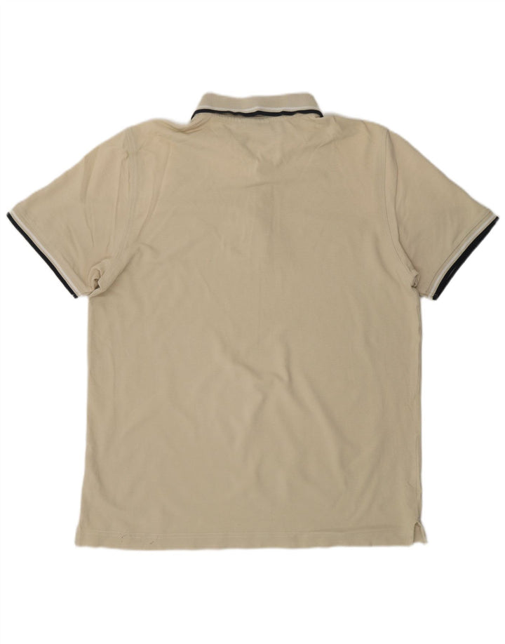 LOTTO Mens Polo Shirt Large Beige