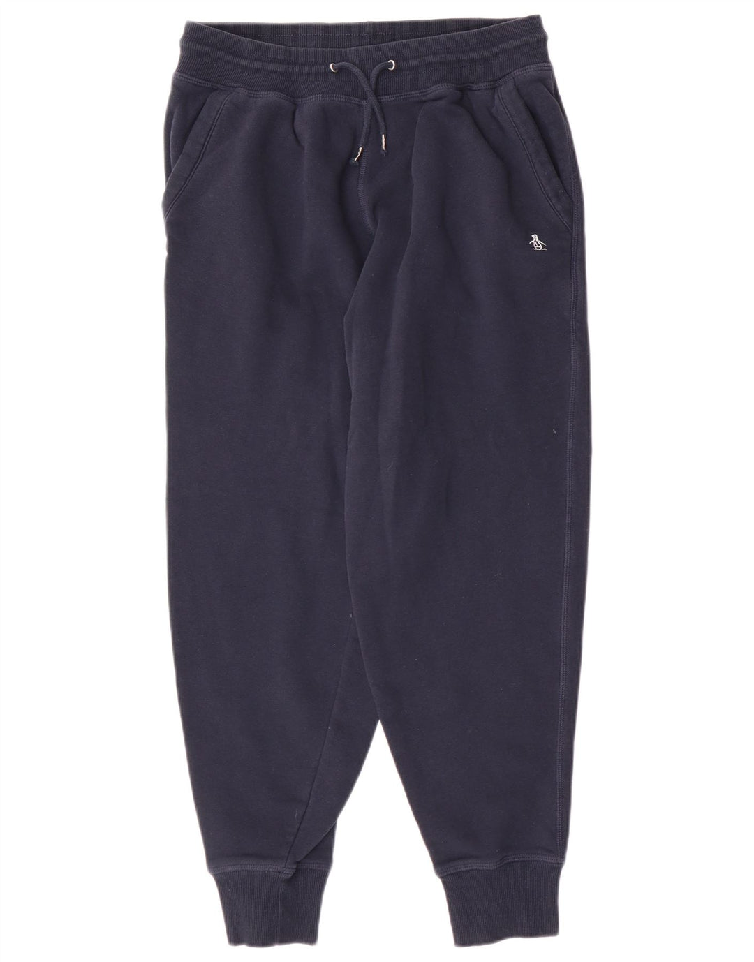 Penguin Mens Tracksuit Trousers Joggers Small  Navy Blue Cotton