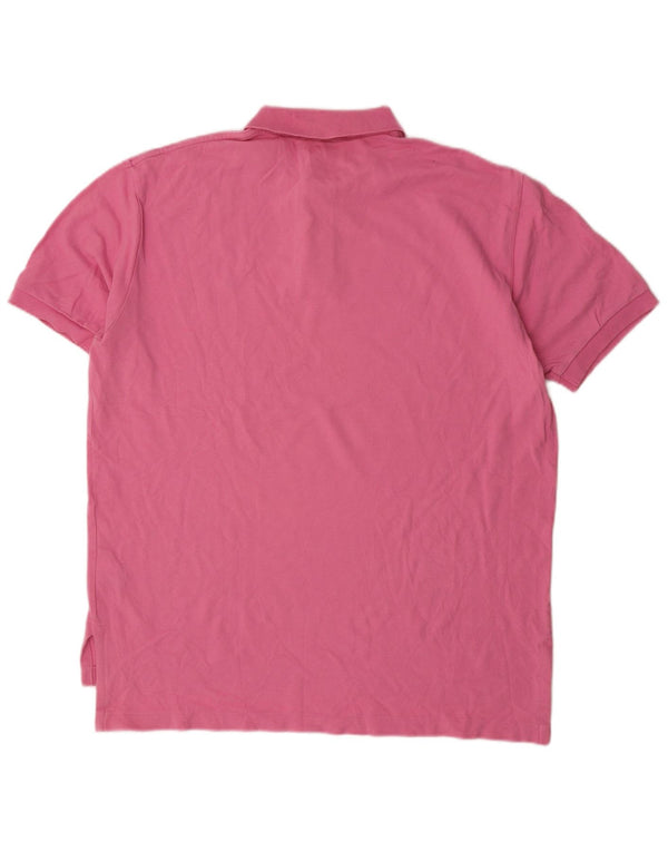 Polo Ralph Lauren Mens Polo Shirt Large Pink Cotton