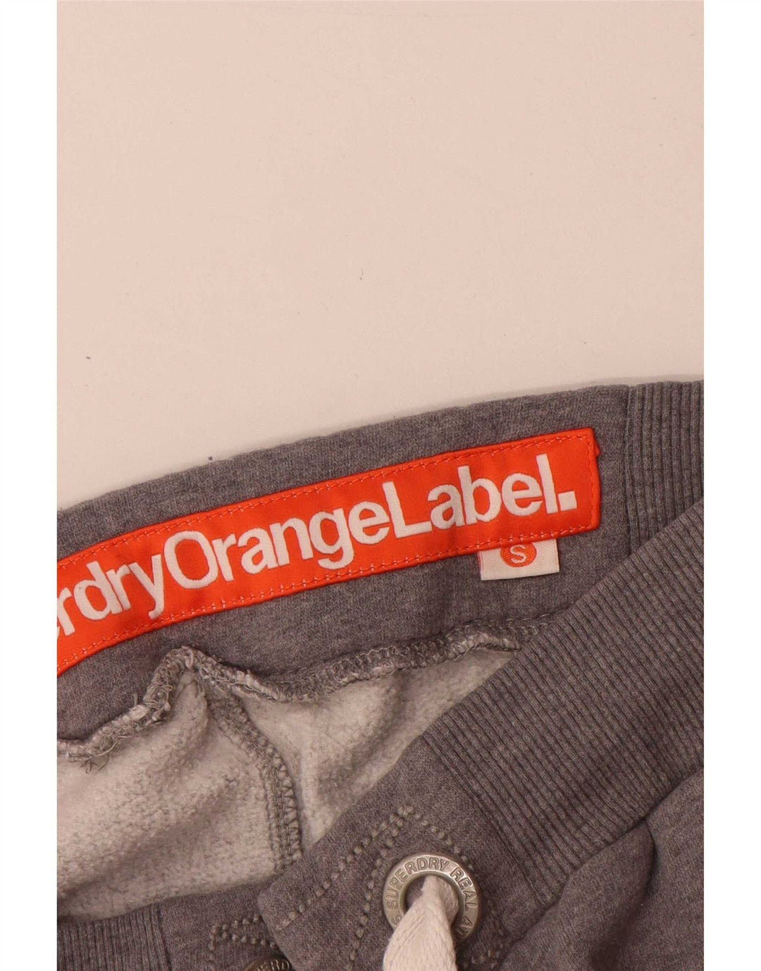 Superdry Womens Tracksuit Trousers UK 10 Small Grey Cotton