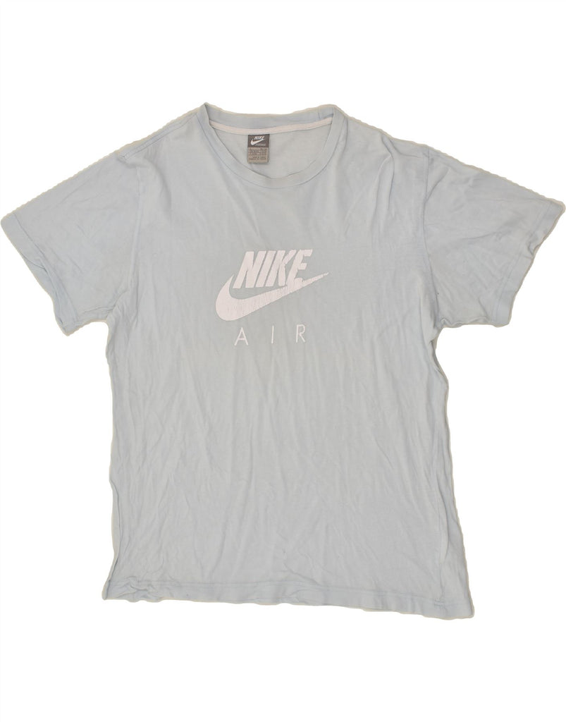 NIKE Mens Graphic T-Shirt Top Large Blue Cotton | Vintage Nike | Thrift | Second-Hand Nike | Used Clothing | Messina Hembry 