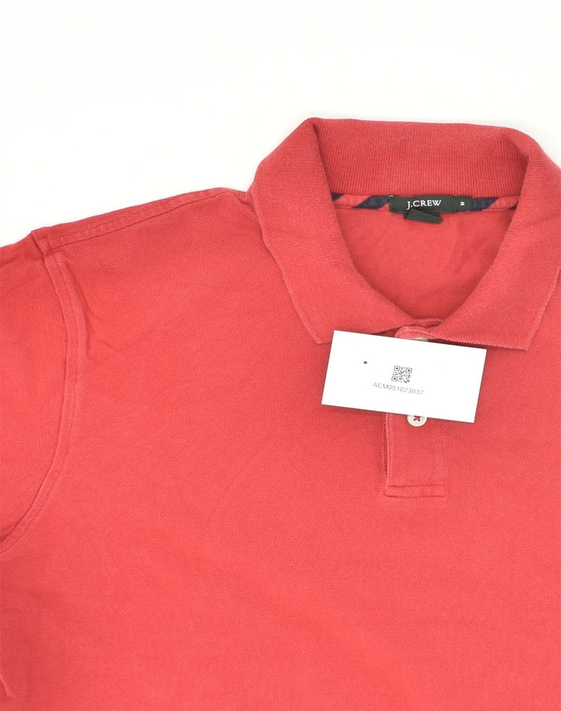 J. CREW Mens Polo Shirt Medium Red Cotton | Vintage J. Crew | Thrift | Second-Hand J. Crew | Used Clothing | Messina Hembry 