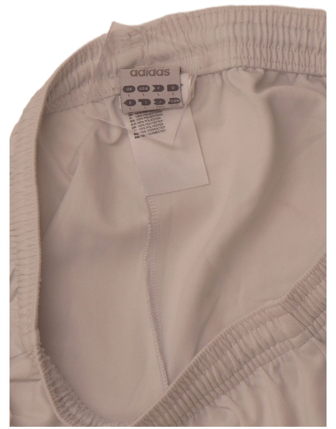 ADIDAS Mens Climalite Sport Shorts Large  White Polyester