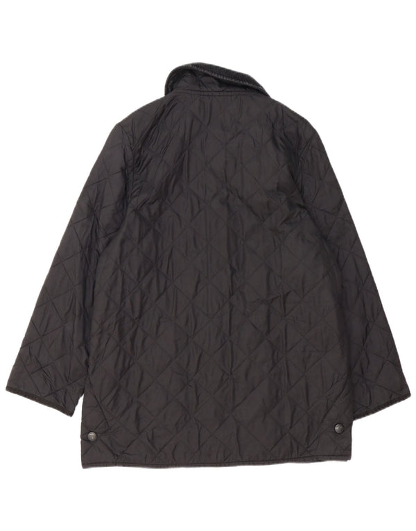 Barbour Womens Quilted Jacket UK 18 XL Black Polyamide