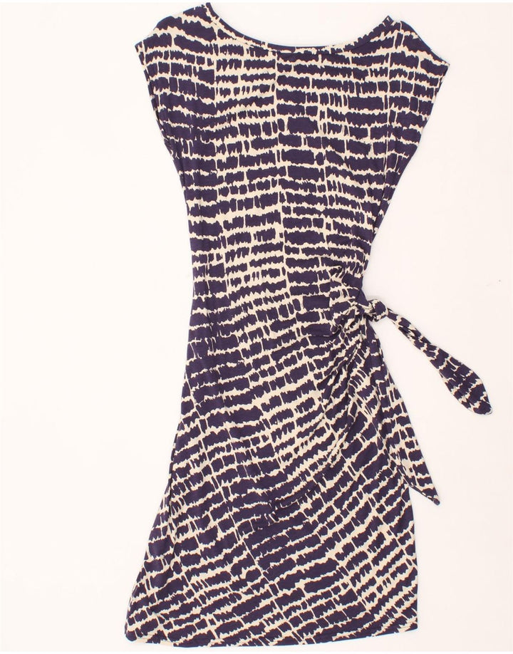 PHASE EIGHT Womens Basic Dress UK 8 Small Purple Striped Viscose Vintage Phase Eight and Second-Hand Phase Eight from Messina Hembry 