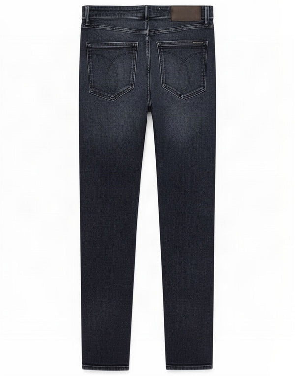 Calvin Klein Mens Skinny Jeans W31 L32 Navy Blue Cotton