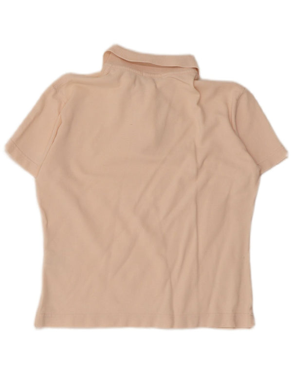 Fred Perry Womens Polo Shirt UK 12 Medium Pink Cotton