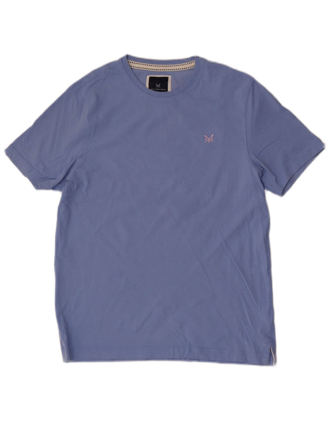 CREW CLOTHING Mens T-Shirt Top Medium Blue Cotton