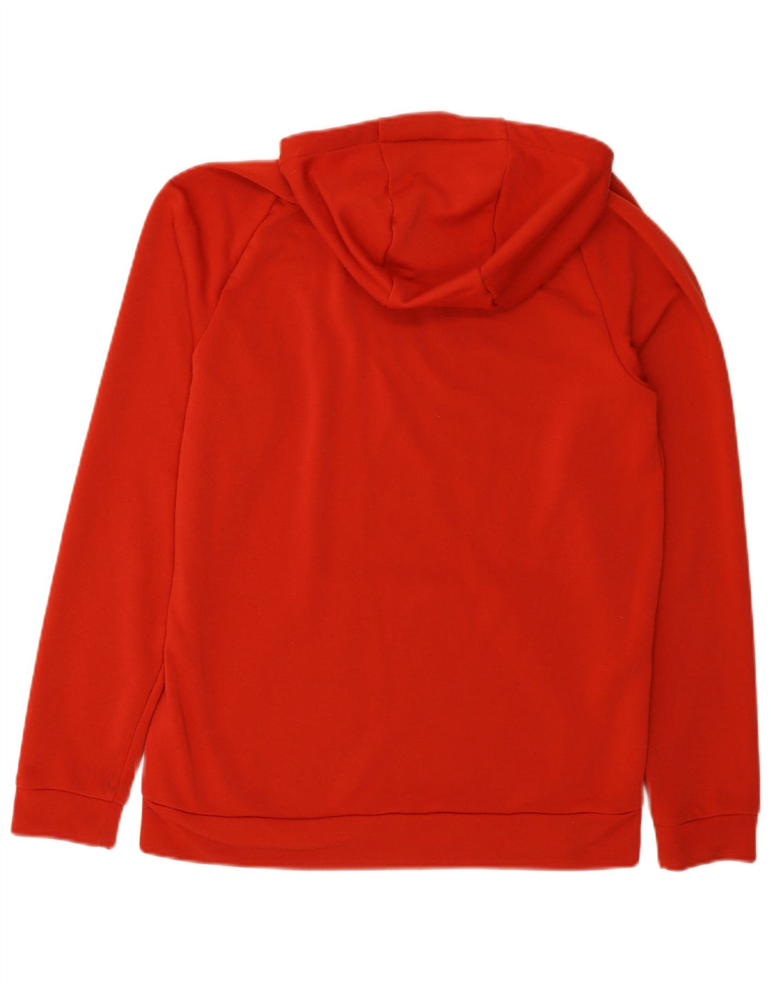 Nike Mens Dri Fit Graphic Hoodie Jumper Medium Orange Polyester