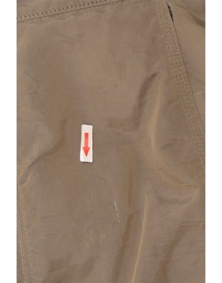 PEUTEREY Womens Hooded Padded Coat IT 48 XL Khaki Polyamide