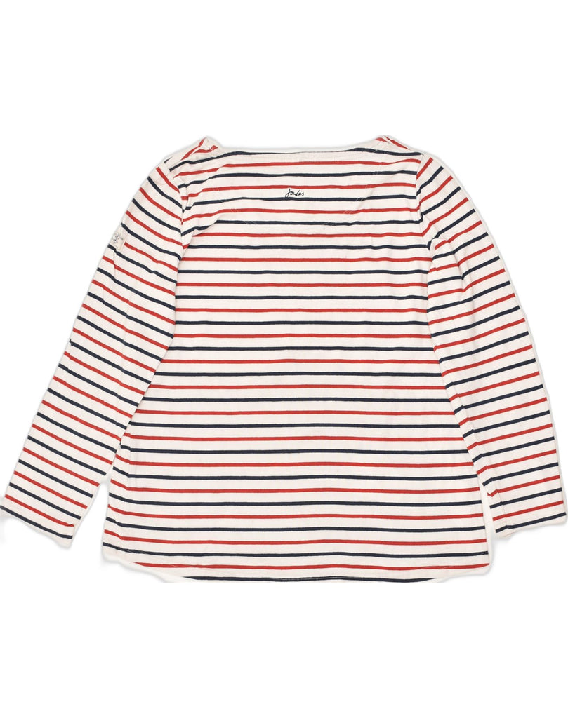 JOULES Womens Top Long Sleeve UK 18 XL  Multicoloured Striped Cotton | Vintage Joules | Thrift | Second-Hand Joules | Used Clothing | Messina Hembry 