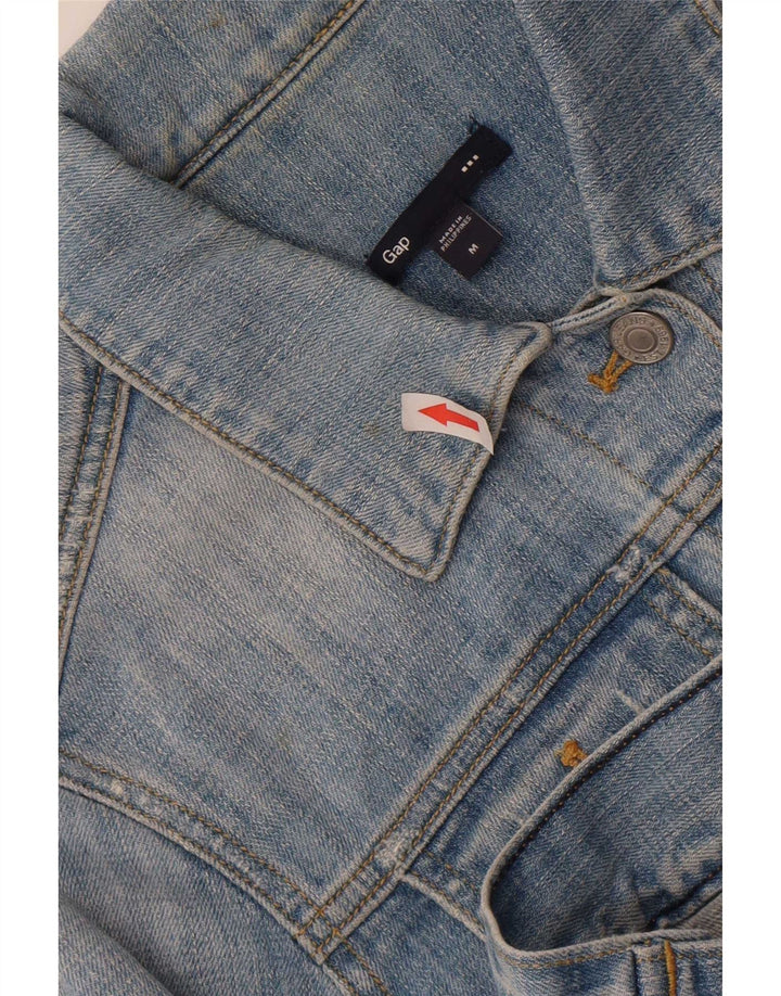Gap Womens Denim Jacket UK 12 Medium Blue Cotton
