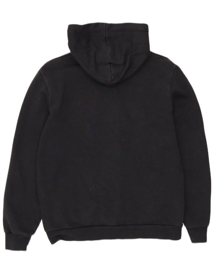 Puma Mens Graphic Hoodie Jumper Small Black Cotton