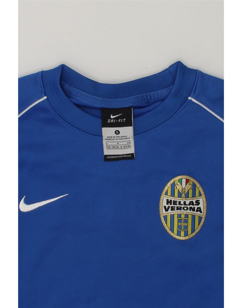 NIKE Boys HELLAS VERONA Graphic T-Shirt Top 8-9 Years Small  Blue | Vintage Nike | Thrift | Second-Hand Nike | Used Clothing | Messina Hembry 