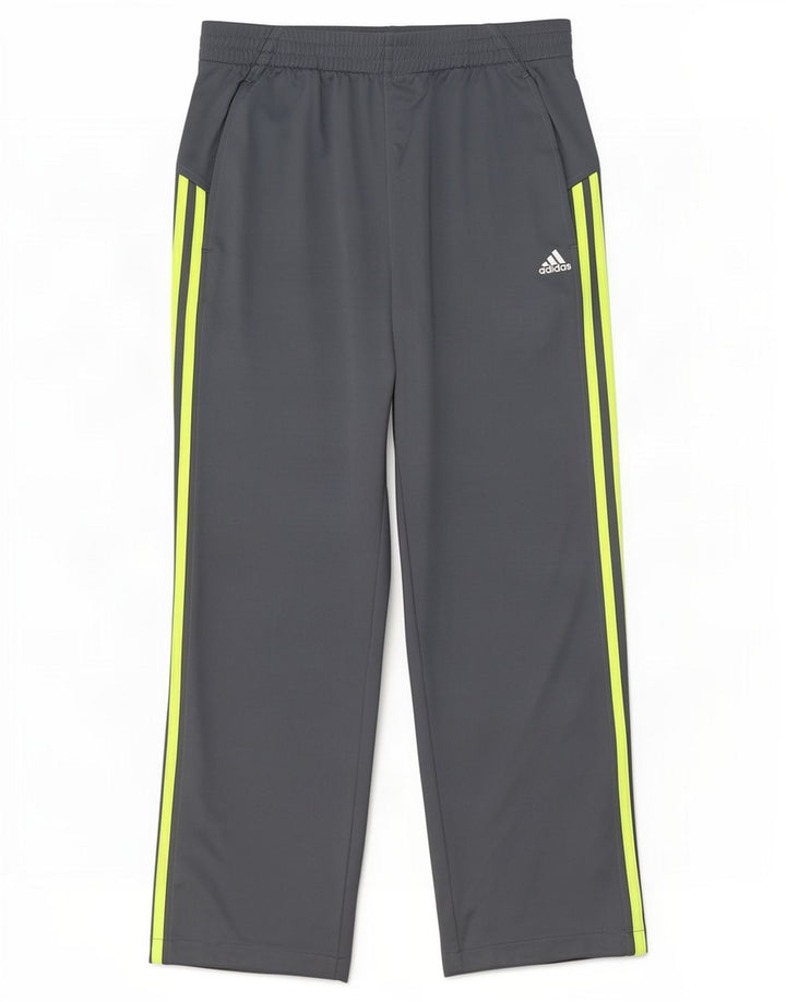 Adidas Womens Tracksuit Trousers UK 14/16 Large Grey Polyester