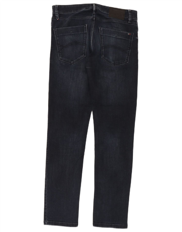 Tommy Hilfiger Mens Slim Jeans W30 L32 Navy Blue Cotton