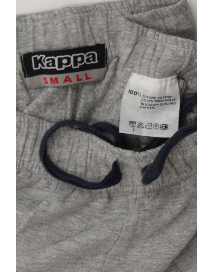 KAPPA Mens Tracksuit Trousers Small Grey Flecked Cotton