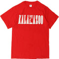 RUSSELL ATHLETIC Mens Graphic T-Shirt Top Small Red Cotton Vintage Russell Athletic and Second-Hand Russell Athletic from Messina Hembry 