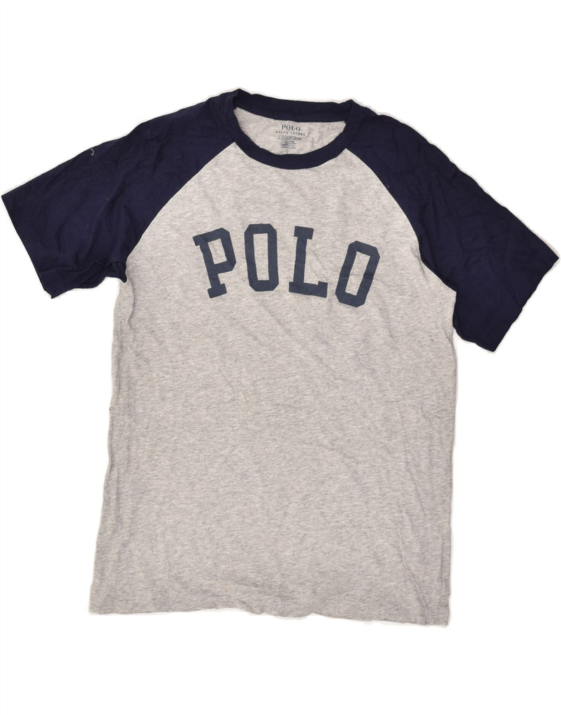 POLO RALPH LAUREN Boys Graphic T-Shirt Top 14-15 Years Large  Grey | Vintage Polo Ralph Lauren | Thrift | Second-Hand Polo Ralph Lauren | Used Clothing | Messina Hembry 