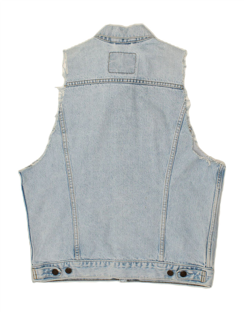 LEVI'S Mens Denim Gilet UK 38 Medium Blue Cotton | Vintage Levi's | Thrift | Second-Hand Levi's | Used Clothing | Messina Hembry 