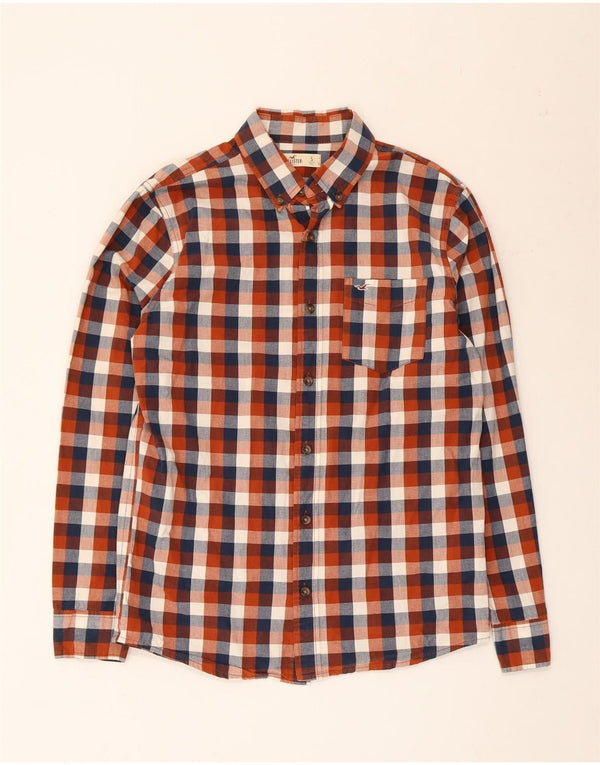 Hollister Mens Shirt Small Multicoloured Check Cotton