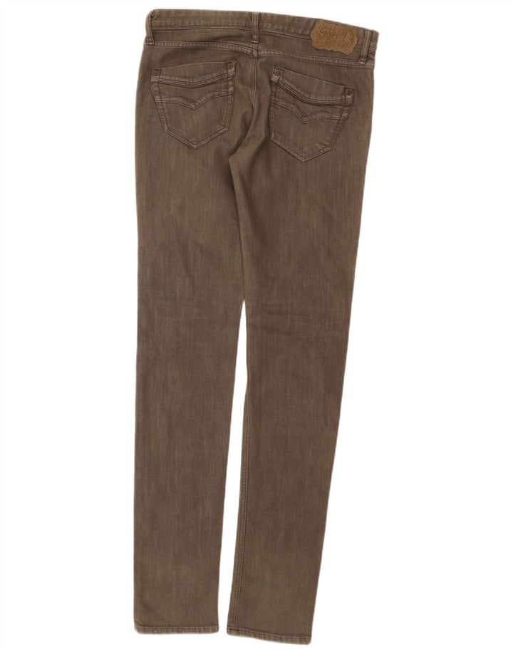 Replay Womens Skinny Jeans W30 L32 Grey Cotton