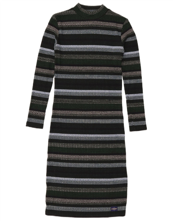 Superdry Womens Jumper Dress UK 8 Small Multicoloured Striped