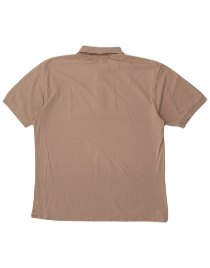 Kappa Mens Polo Shirt XL Beige Cotton