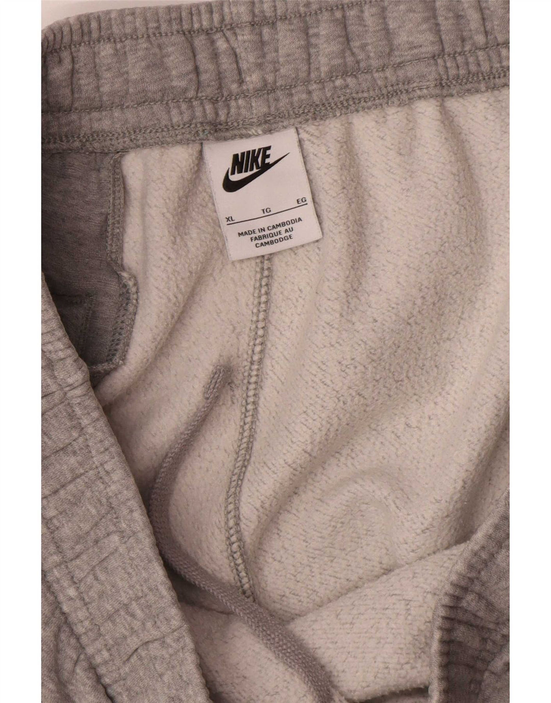 Nike Mens Tracksuit Trousers Joggers XL Grey Cotton