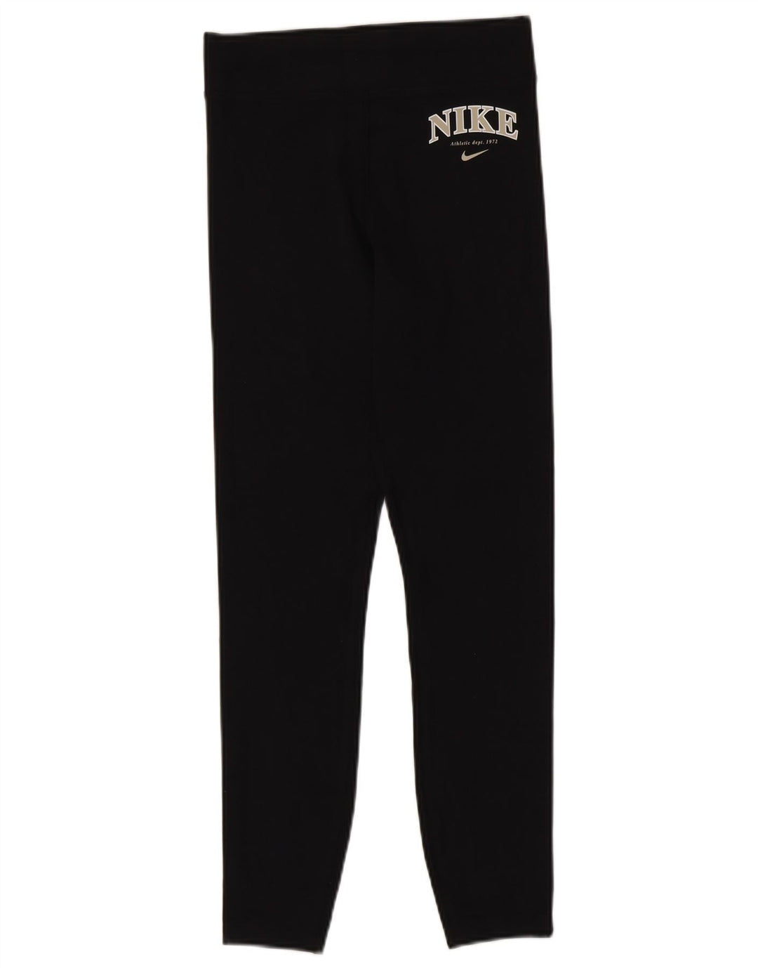 Nike Womens Graphic Leggings UK 10 Small  Black Cotton