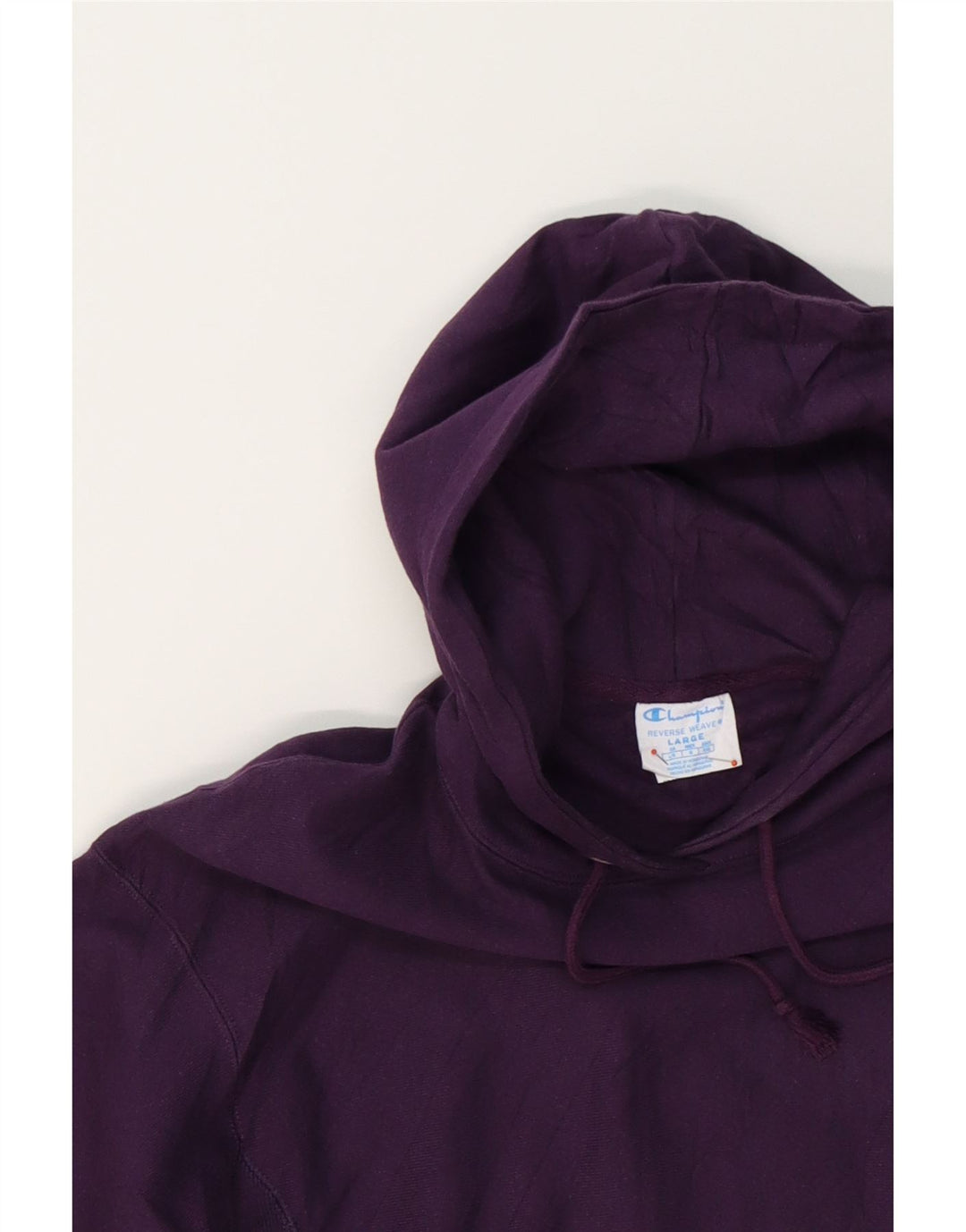 CHAMPION Womens Hoodie Jumper UK 16 Large Purple Cotton Vintage Champion and Second-Hand Champion from Messina Hembry 