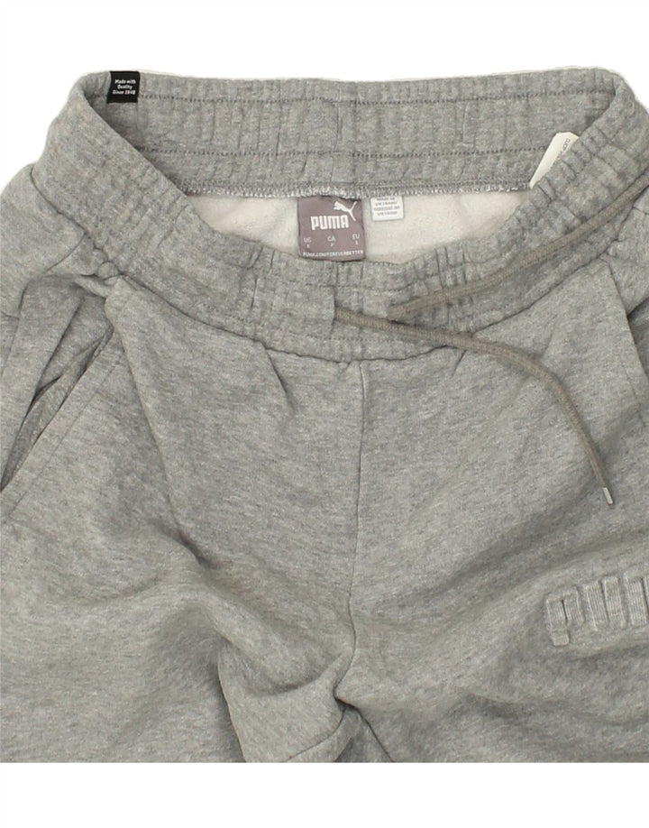 PUMA Mens Tracksuit Trousers Joggers Small Grey | Vintage Puma | Thrift | Second-Hand Puma | Used Clothing | Messina Hembry 