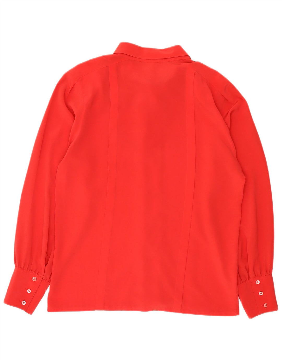 Icam Womens Shirt Blouse IT 40 Small Red Polyester
