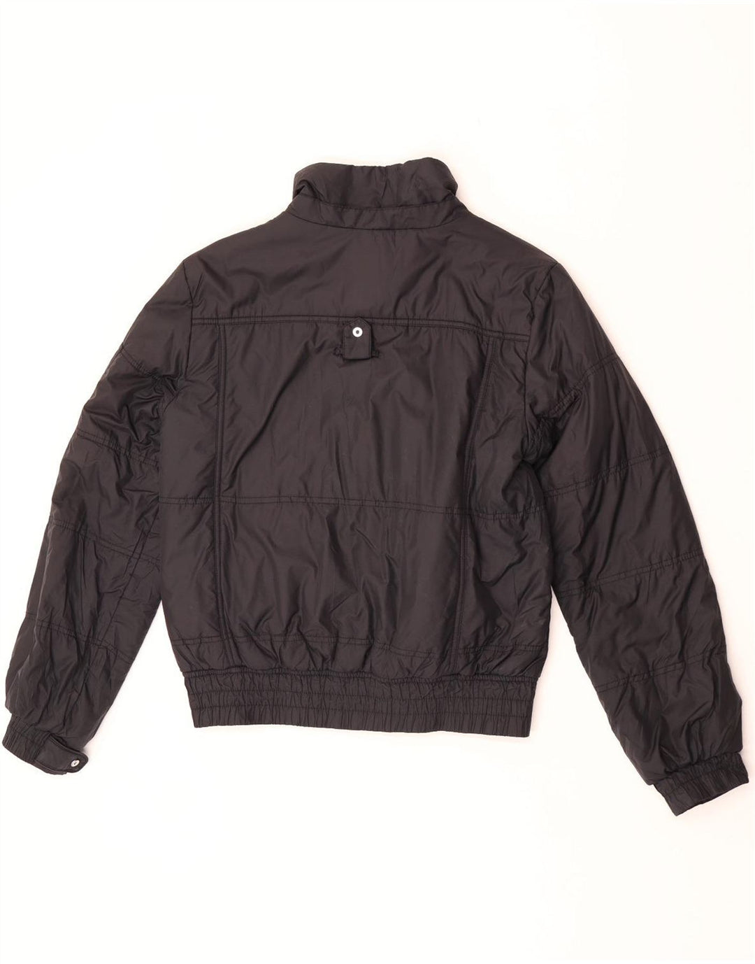 Champion Girls Padded Bomber Jacket 11-12 Years Large Black Polyamide