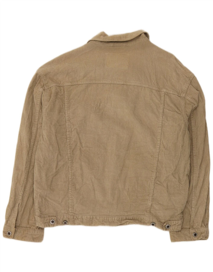 ARIZONA Mens Corduroy Jacket UK 40 Large Beige Cotton