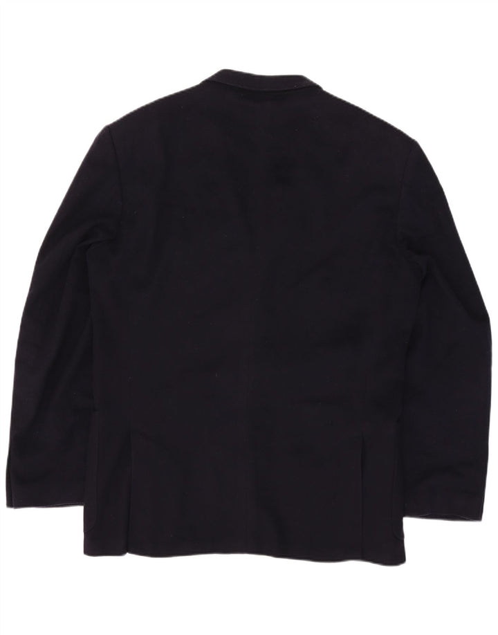 Brooksfield Mens 2 Button Blazer Jacket UK 38 Medium Navy Blue
