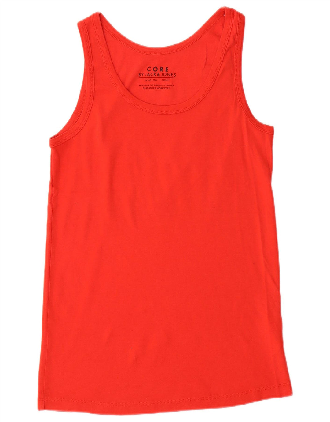 Jack & Jones Mens Vest Top Large Red Cotton