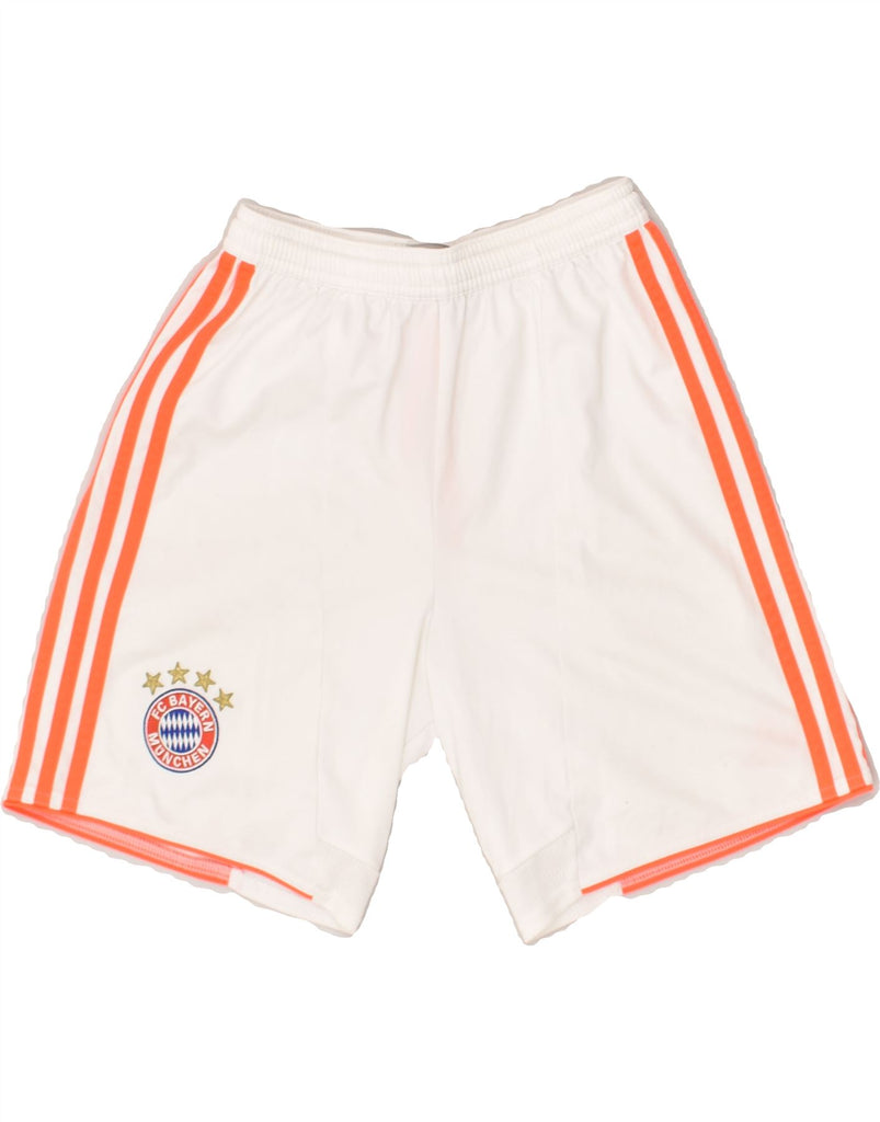 ADIDAS Boys Sport Shorts 11-12 Years White Polyester | Vintage Adidas | Thrift | Second-Hand Adidas | Used Clothing | Messina Hembry 