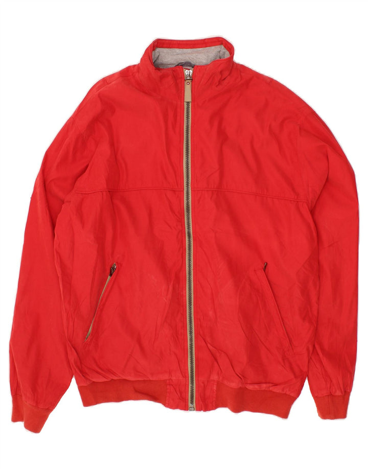 INVICTA Mens Bomber Jacket UK 44 2XL Red Polyester Vintage Invicta and Second-Hand Invicta from Messina Hembry 