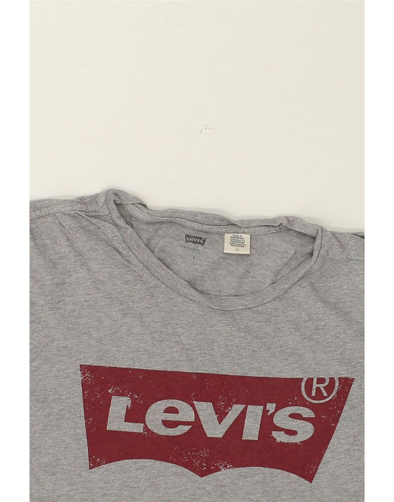 LEVI'S Mens Graphic T-Shirt Top Large Grey | Vintage Levi's | Thrift | Second-Hand Levi's | Used Clothing | Messina Hembry 