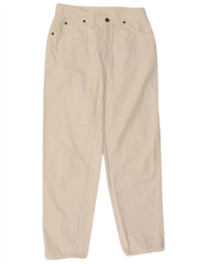 LEE Mens Tapered Jeans W29 L27 White Cotton