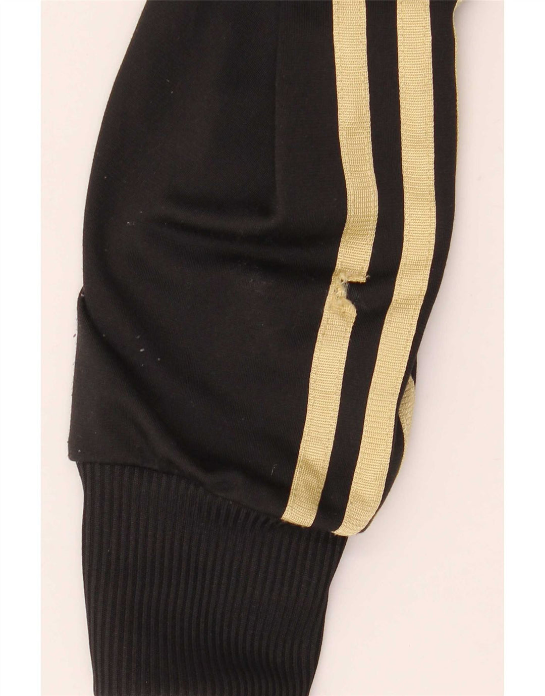 Adidas Womens Graphic Tracksuit Top Jacket EU 40 Medium Black Polyester