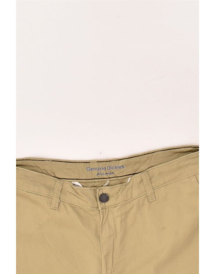 DICKIES Womens Bootcut Casual Trousers W34 L27  Brown Cotton | Vintage Dickies | Thrift | Second-Hand Dickies | Used Clothing | Messina Hembry 