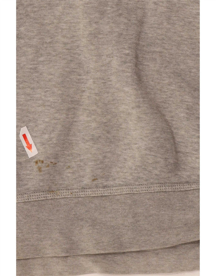 Nike Mens Sweatshirt Jumper Large Grey Flecked Cotton