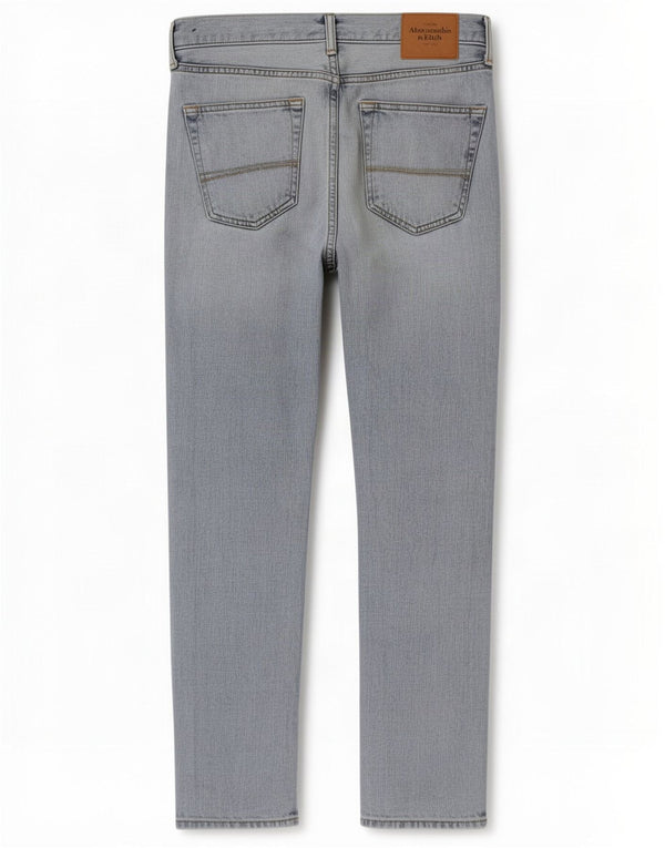 Abercrombie & Fitch Mens Straight Jeans W31 L30 Blue Cotton