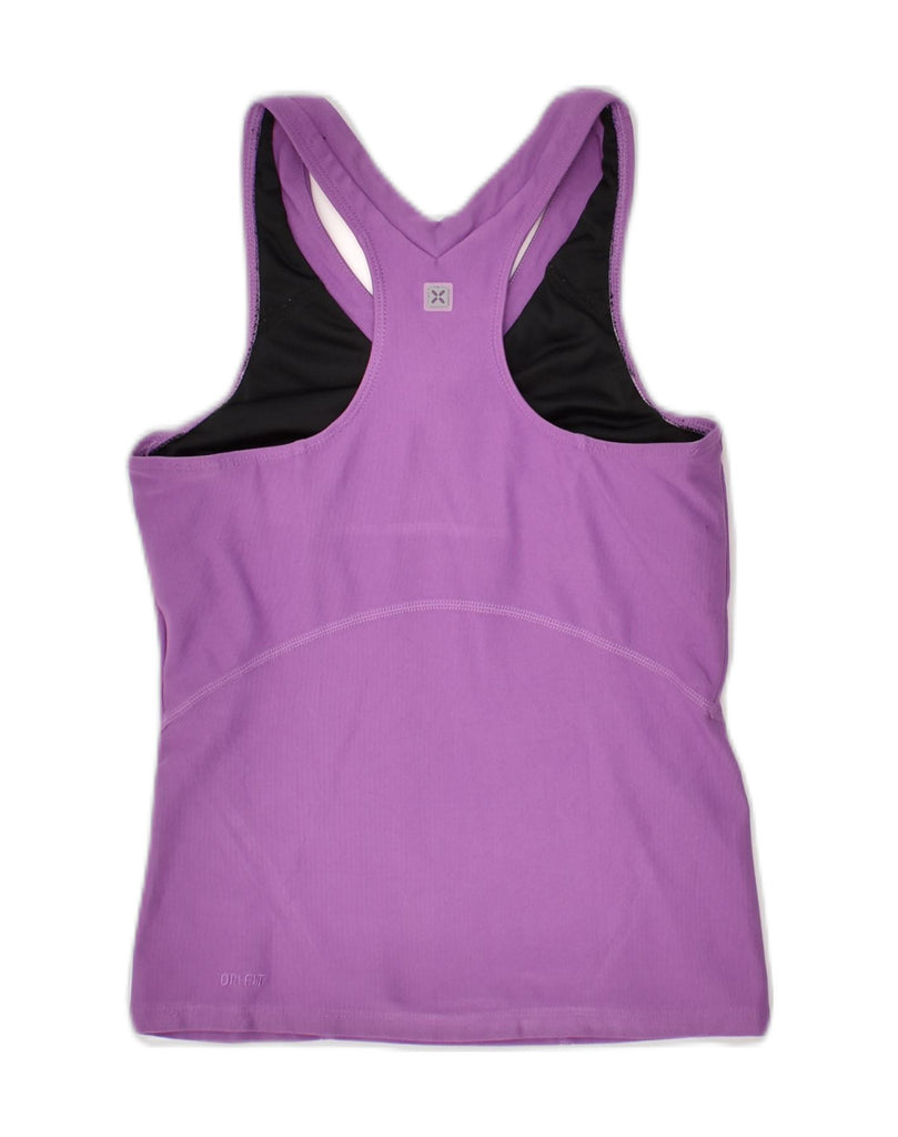 NIKE Womens Vest Top UK 8 Small Purple Polyester | Vintage Nike | Thrift | Second-Hand Nike | Used Clothing | Messina Hembry 