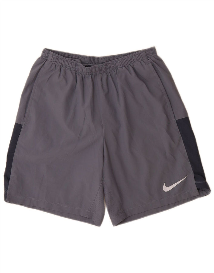 Nike Mens Dri Fit Sport Shorts Small  Grey Colourblock Polyester