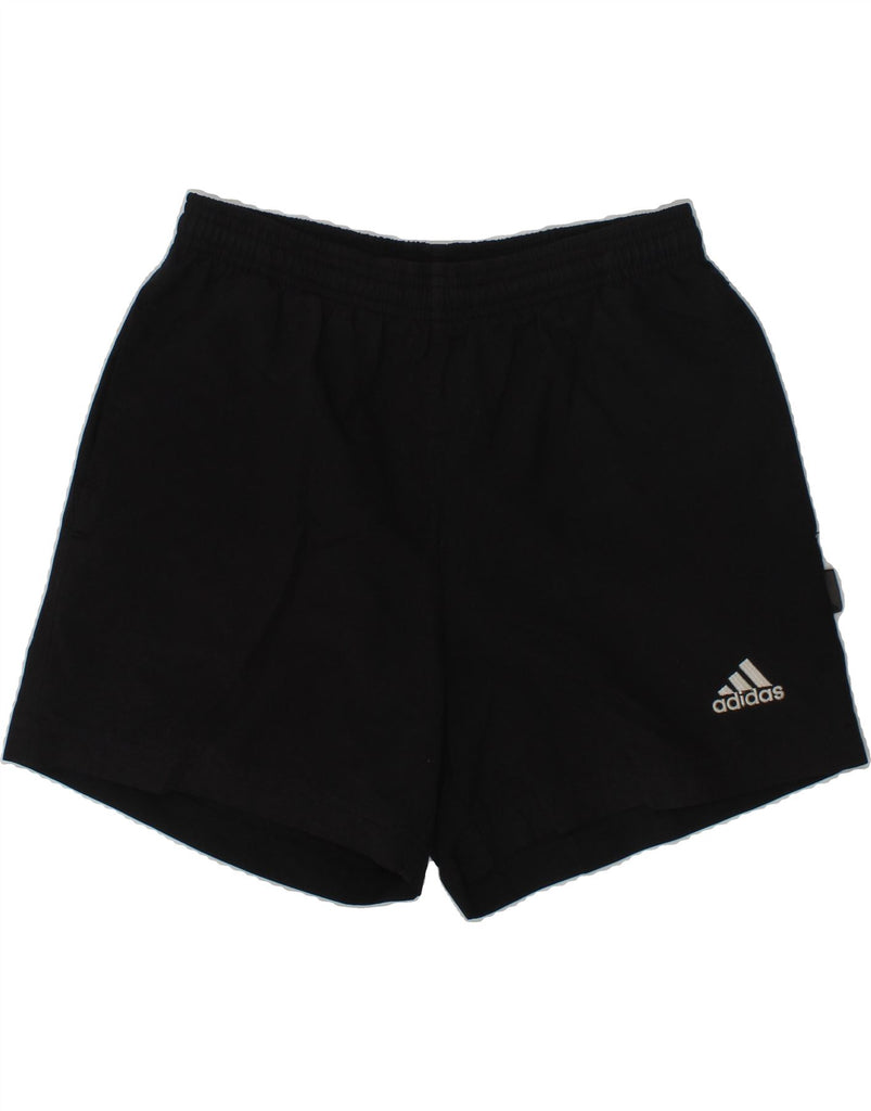 ADIDAS Boys Sport Shorts 11-12 Years Black Polyester | Vintage Adidas | Thrift | Second-Hand Adidas | Used Clothing | Messina Hembry 