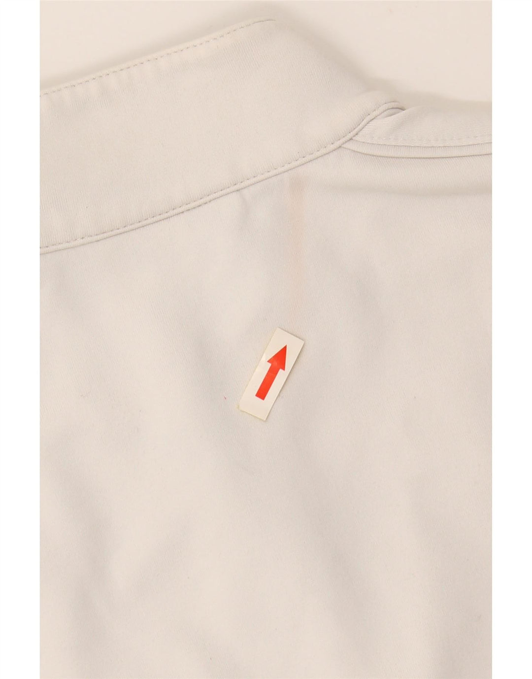 ASICS Womens Tracksuit Top Jacket UK 14 Large White Polyamide